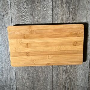 American Metalcraft wooden bamboo platter measuring 14 1/2 “ by 8 1/4”.